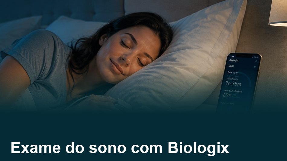 Exame do sono com Biologix